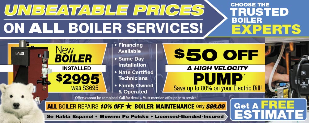 Save money on all Chicago boiler service