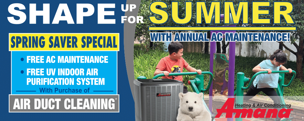 Schedule your annual air conditioner maintenance today